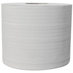Essuie main bobine 2 plis blanc pur 1000 formats lot de 2
