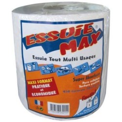 Essuie max gaufre colle blanc bobine 450f