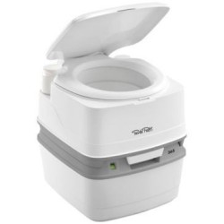 Toilette portable + pompe piston blanc pp 365 92817