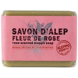 Savonnette d'Alep à la rose 100g