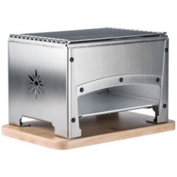 Combiné Brasero et reblochon en inox 33x22cm