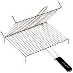 Grille à pieds double 40x30cm 1 poignée soft touch