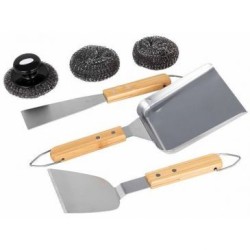 Valisette aluminium 7 accessoires plancha
