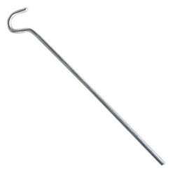 Piquet fil acier x10 rd galva d.44 23cm