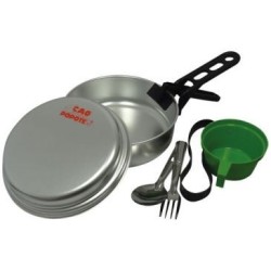 Popote alu scout 1 personne 7 pieces