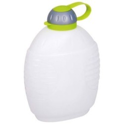 Gourde 1l naturel gris perle vert anis