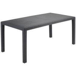 Table rectangulaire Joker 6 personnes 138cm anthracite