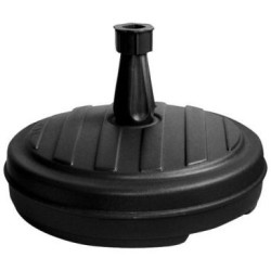 Pied parasol plastique rond 13l gris anthracite