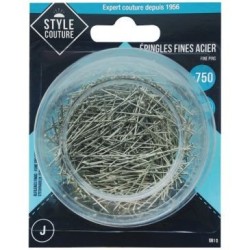 Epingles fines acier x750