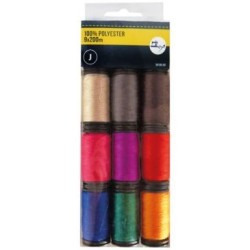Fil polyester assortis no1