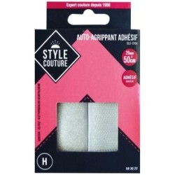 Autoagrip adhesif autocollant blanc