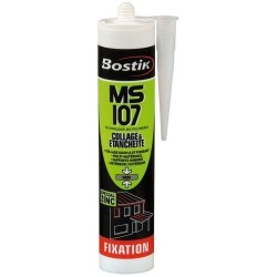Mastic fixation MSP107 cartouche 290ml gris pro