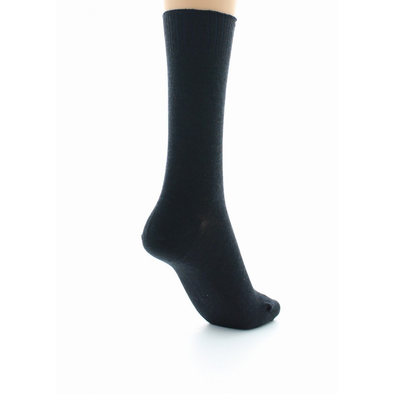 Chaussettes fines confort Laine peignée