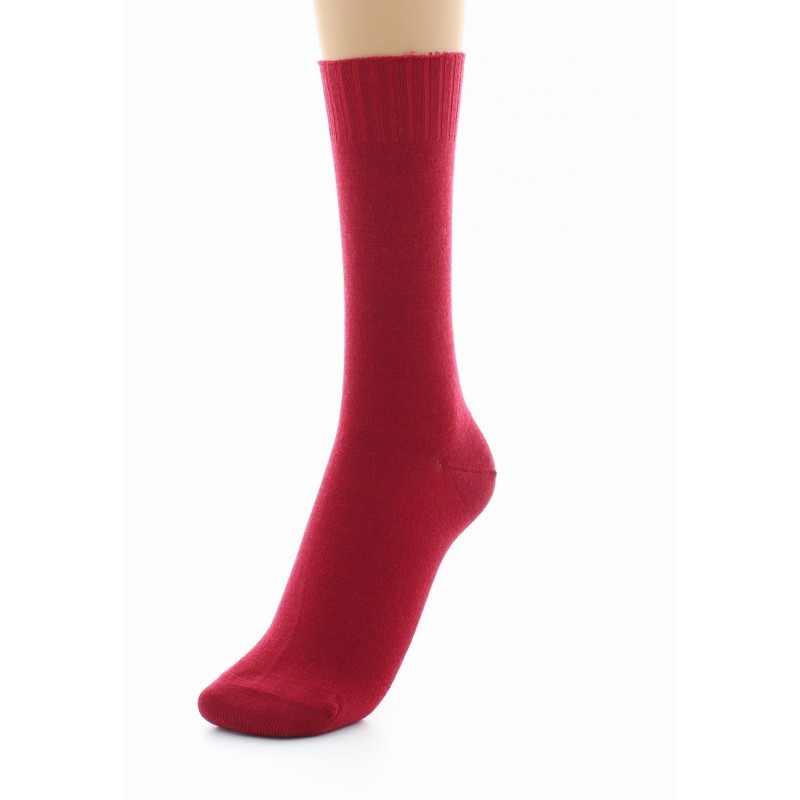 Chaussettes fines confort Laine peignée
