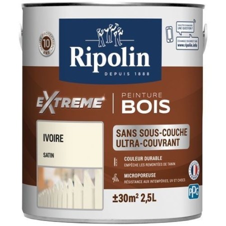 Rip protection extrême bois satin 2.5l ivoire