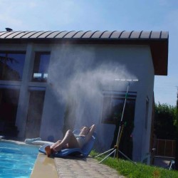 Rampe de brumisation nomade et douche de jardin - Livraison avril 2027
