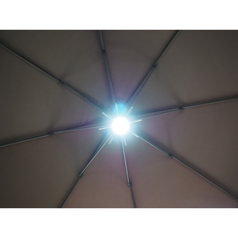 Kit parasol 8 buses avec lampe pour brumiseur haute pression pour parasol déporté