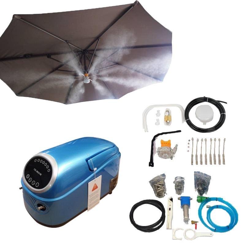 Lot Système de brumisation haute pression éco 14 buses + Kit parasol 8 buses pour brumiseur haute pression,Livraison avril 2027
