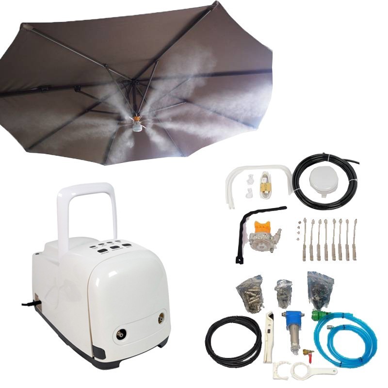 Lot Système de brumisation haute pression 20 buses + Kit parasol 8 buses pour brumiseur haute pression - Livraison avril 2027
