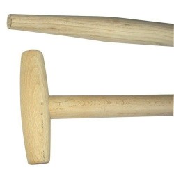 Manche bêche béquil.bois dur 90cm 5043