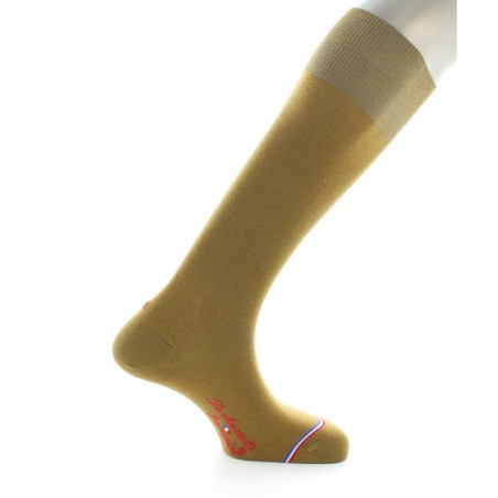 Chaussettes hautes Grand Palais en laine et coton