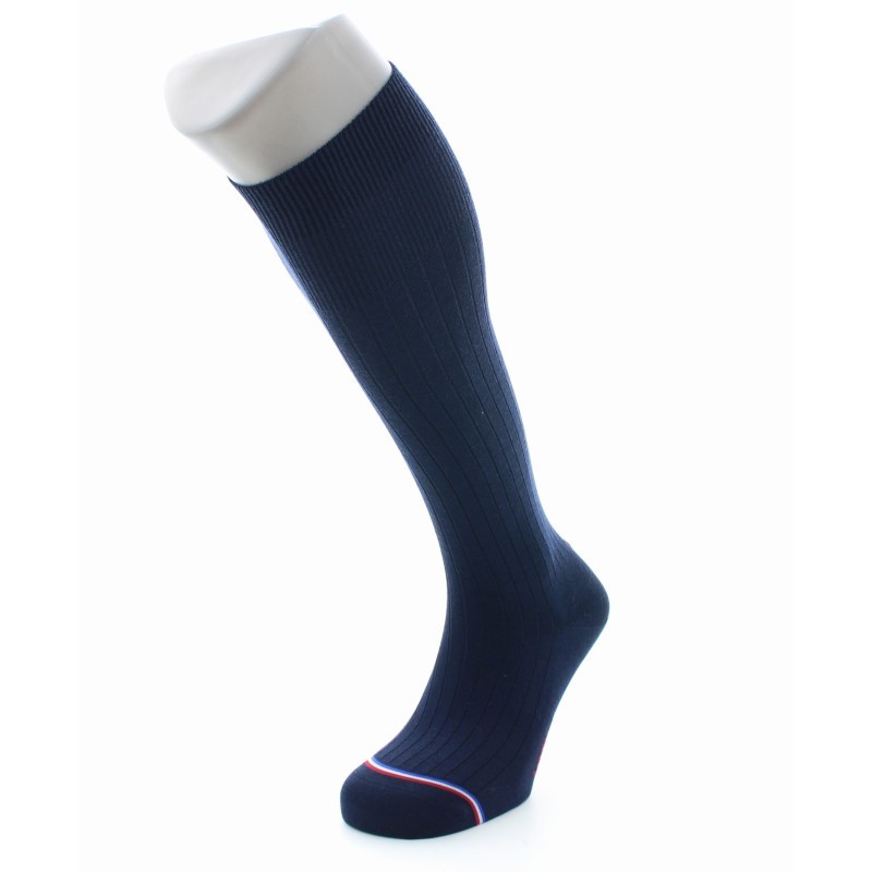 Chaussettes hautes Odéon en laine et soie