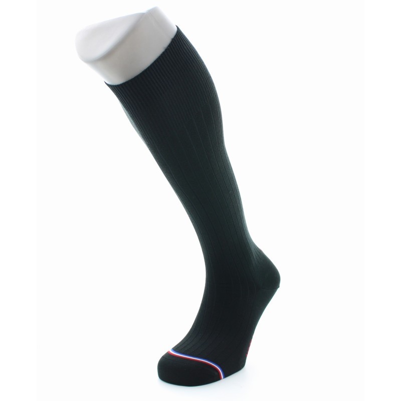 Chaussettes hautes Odéon en laine et soie