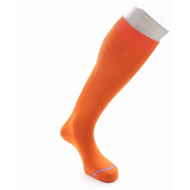 Chaussettes hautes Odéon en laine et soie