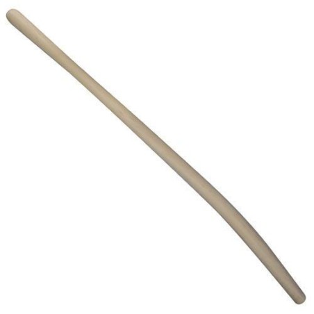 Manche fourche à bêcher cintré à soie percé 1m bois dur