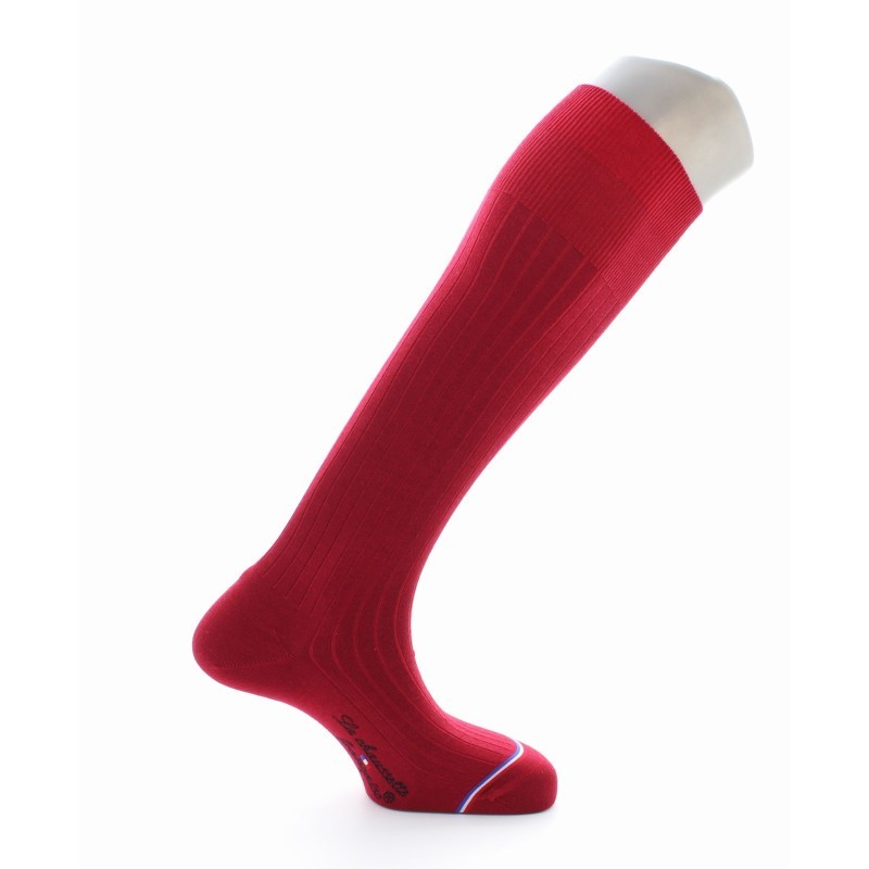 Chaussettes hautes Odéon en laine et soie