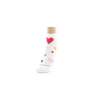 Chaussettes courtes fantaisie Coeurs