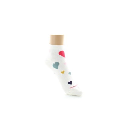 Chaussettes courtes fantaisie Coeurs
