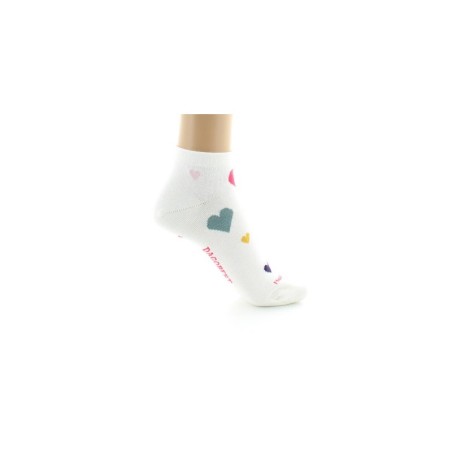Chaussettes courtes fantaisie Coeurs