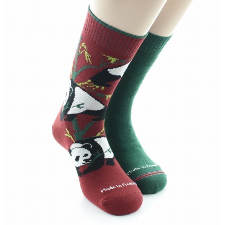 Chaussettes Réversibles Panda