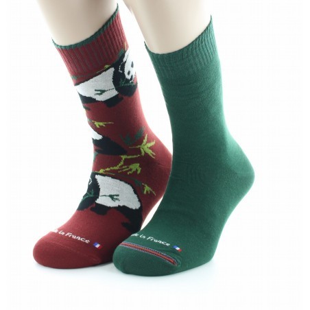 Chaussettes Réversibles Panda