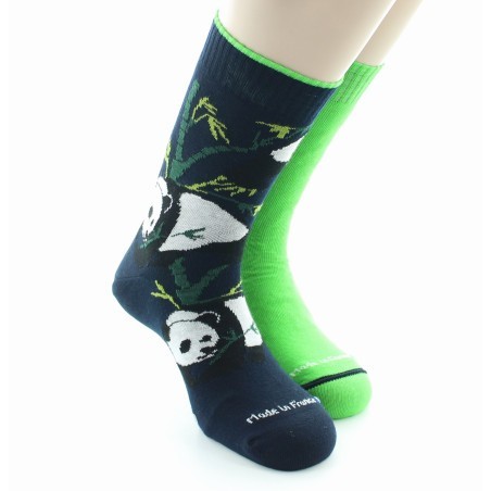 Chaussettes Réversibles Panda