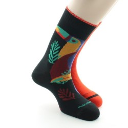 Doubles chaussettes réversibles Toucan