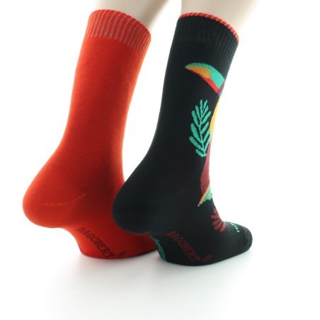 Doubles chaussettes réversibles Toucan