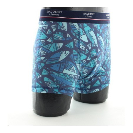 Boxer Poissons bleus