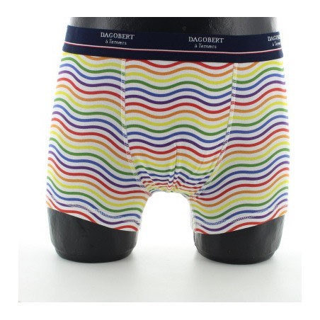 Boxer vagues multicolores