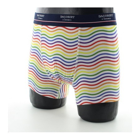 Boxer vagues multicolores