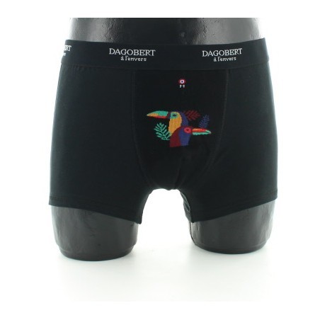 Boxer fantaisie en coton - Toucan