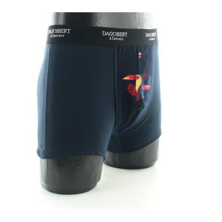 Boxer fantaisie en coton - Toucan