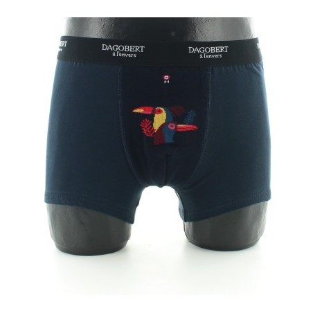 Boxer fantaisie en coton - Toucan