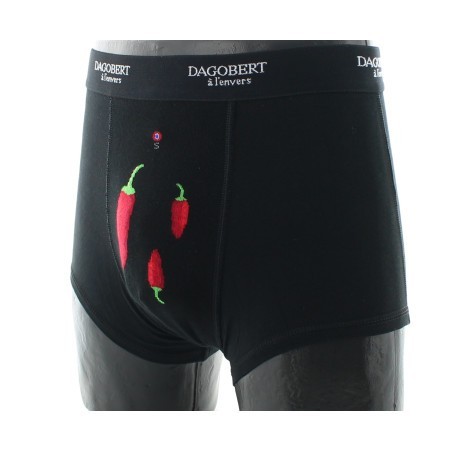 Boxer homme en coton Piments