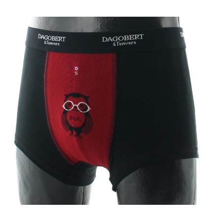 Boxer original à motif Hibou