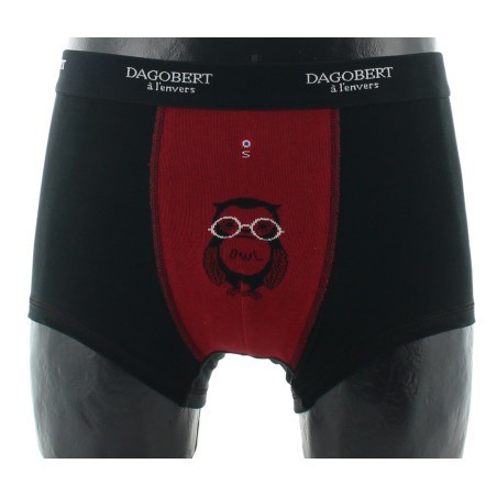 Boxer original à motif Hibou