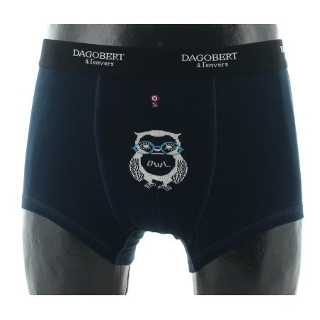 Boxer original à motif Hibou