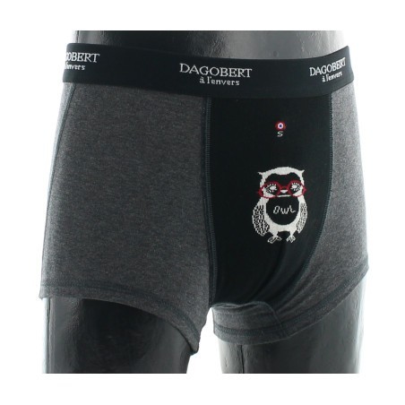 Boxer original à motif Hibou
