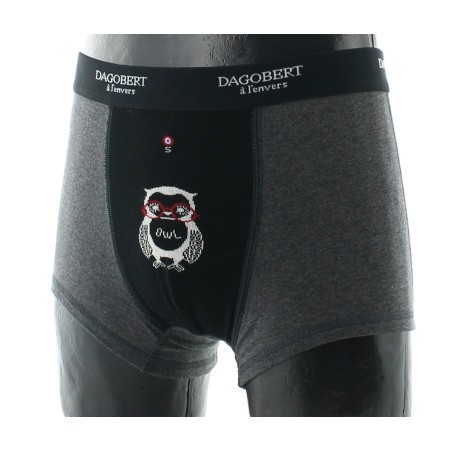 Boxer original à motif Hibou